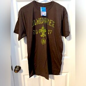 NWT Men’s Boy Scout JAMBOREE 2017 t shirt sz L